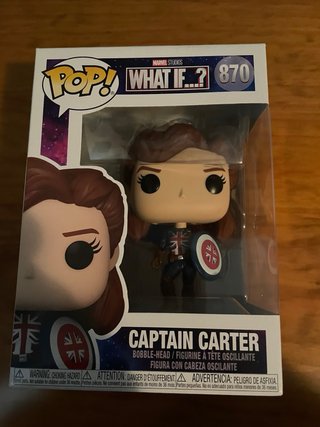 Funko Pop! What If...? Capitán Carter 870