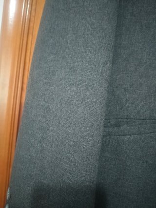 Traje de chaqueta gris hombre