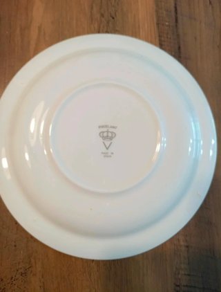 Juego 2 tazas consomé vintage porcelana