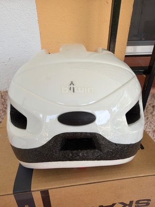 Casco Bici/Patin Donna Bianco con Design