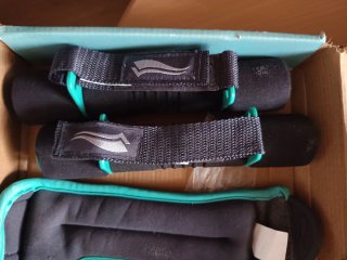 Set Pesas Fitness Crivit 6 Unidades