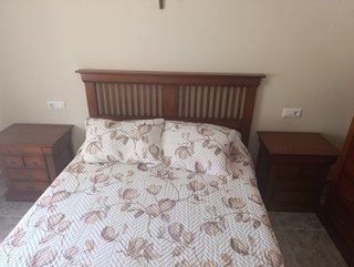 Dormitorio completo madera 5 piezas