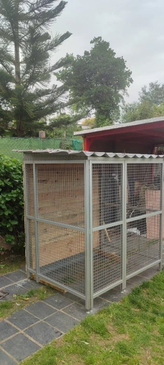 Jaula grande para conejos gallinas pájaros ect