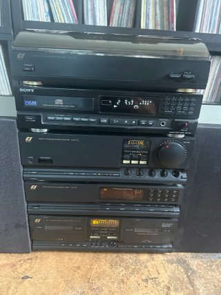 Cadena de Musica Módulos SANSUI + Tocadiscos