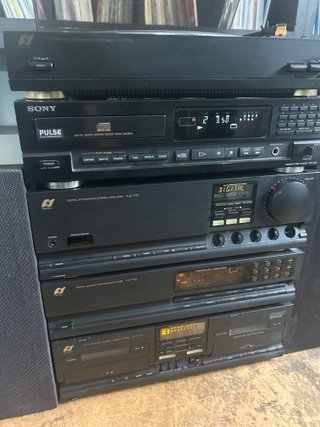 Cadena de Musica Módulos SANSUI + Tocadiscos