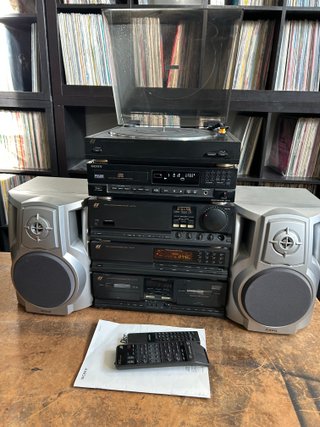 Cadena de Musica Módulos SANSUI + Tocadiscos