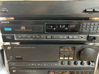Cadena de Musica Módulos SANSUI + Tocadiscos
