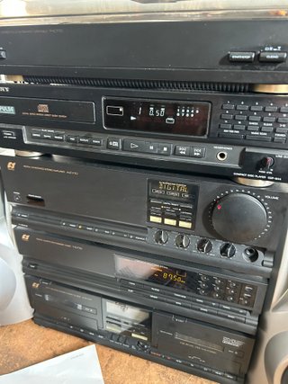 Cadena de Musica Módulos SANSUI + Tocadiscos