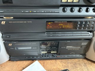 Cadena de Musica Módulos SANSUI + Tocadiscos