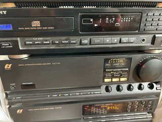 Cadena de Musica Módulos SANSUI + Tocadiscos