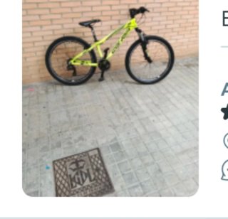 Bicicleta Montaña Amarilla