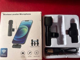 Micrófono Lavalier Inalámbrico para iPhone