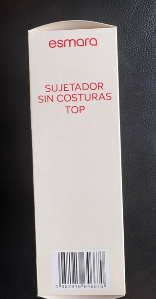 Sujetador Top Esmara sin costuras M 40/42/44 NUEVO