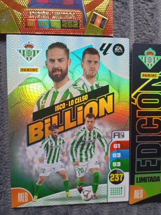 Cartas Panini Billon , edición limitada y  premium