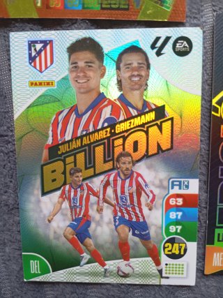 Cartas Panini Billon , edición limitada y  premium