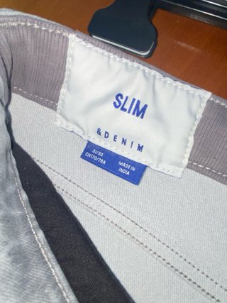 Jeans slim H&M colore grigio 31 US