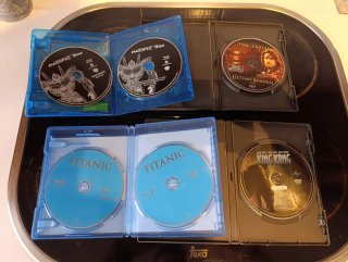 Lote 4 Películas Blu-ray y DVD