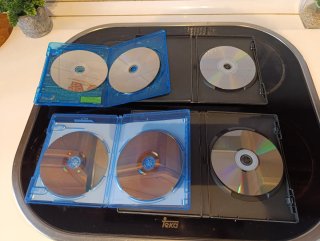 Lote 4 Películas Blu-ray y DVD