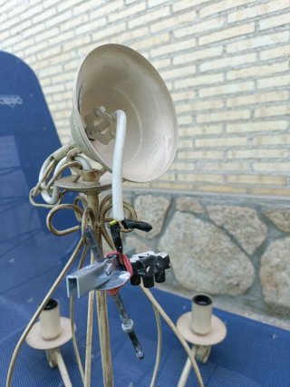 Lámpara de techo vintage 5 brazos
