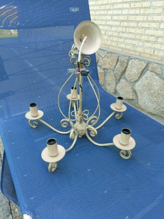 Lámpara de techo vintage 5 brazos
