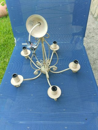 Lámpara de techo vintage 5 brazos