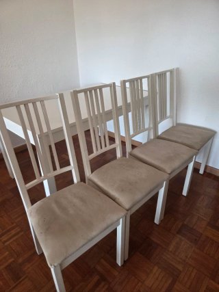 Mesa Bjusrta y 4 Sillas Börje Ikea.