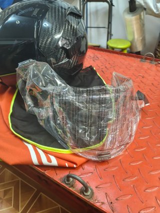 Casco Moto Fibra Carbono LS2
