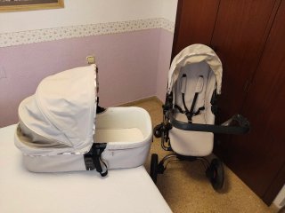 Carro Bebé Jane Rider Capazo y Silla Beige