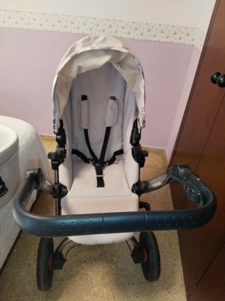 Carro Bebé Jane Rider Capazo y Silla Beige