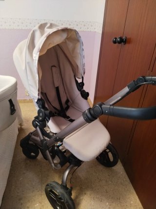 Carro Bebé Jane Rider Capazo y Silla Beige