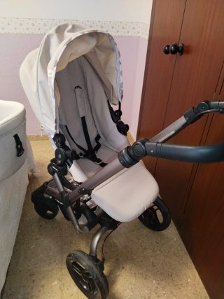 Carro Bebé Jane Rider Capazo y Silla Beige