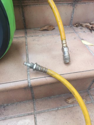 Carrete manguera neumática JBM