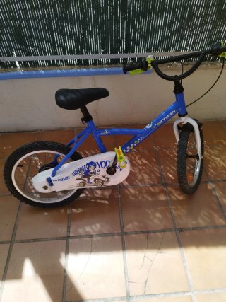 Bicicleta infantil B'TWIN azul