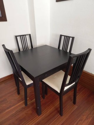 Mueble de salón oscuro
