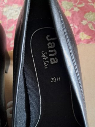 Zapatos Jana Damen Mujer Talla 39 Negros