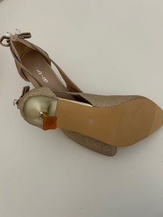 Zapatos de fiesta dorados Lisa-w