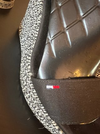 Sandali Tommy Hilfiger Zeppa Nero Bianco