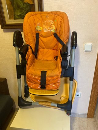 Trona Jane para bebé color naranja