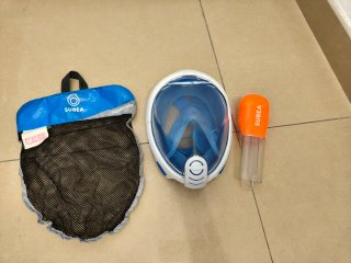 Máscara Snorkel SUBEA Decathlon M/L con Bolsa.