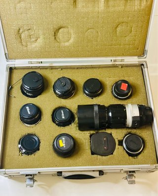 Kit de fotografía vintage Nikon sistema Visoflex