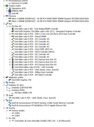 PcCom Work i5-12400 / 32GB RAM / 1TB SSD