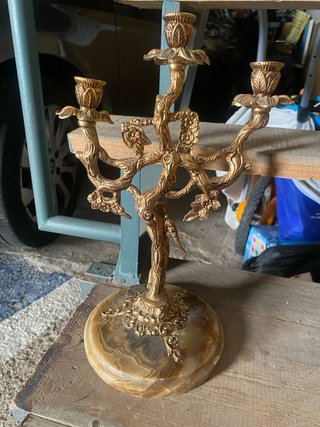 Candelabros de Bronce Antiguos