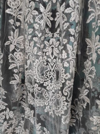 Traje de Fallera azul y negro +zapatos T.38