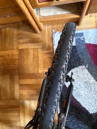 Bicicleta infantil naranja