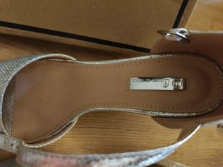 Zapatos de fiesta plateados Talla 37