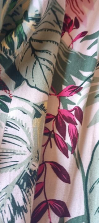 Pantalones Verano Estampado Vegetal