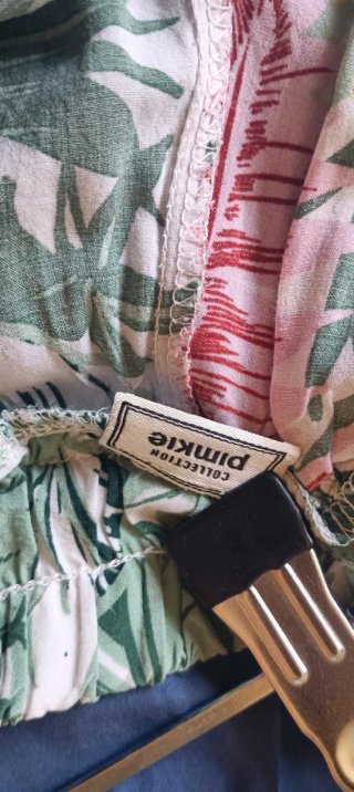 Pantalones Verano Estampado Vegetal