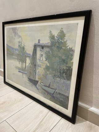 Quadro “IL MIO LAGO” di Pietro De Fendis