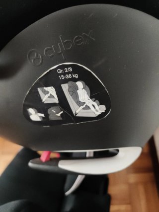 Silla Cybex con airbag e Isofix Grupo 2 y 3
