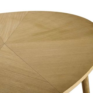 Mesa comedor ovalada madera (8 personas)